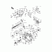 Схема вузла: Engine cover(s)(1/2) для Kawasaki KMX125