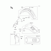 Схема узла: Крыло для Kawasaki KLX300R