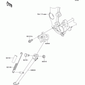 Схема вузла: Stand(s) для Kawasaki ZX600 Ninja ZX-6R