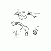 Схема вузла: Decals(Black) для Kawasaki ZX1000 Ninja 1000 ABS