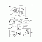 Схема узла: Руль для Kawasaki ZX400 ZZR400