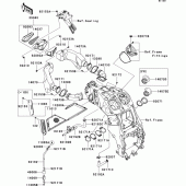 Схема вузла: Повітряний фільтр Kawasaki ZX1400 ZZR1400 ABS