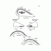 Схема узла: Наклейки (VN400-C7) для Kawasaki VN400 Vulcan Classic
