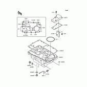 Схема узла: Масляный поддон для Kawasaki ZR1100 Zephyr 1100RS