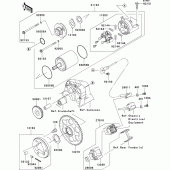 Схема вузла: Starter motor для Kawasaki ZX636 Ninja ZX-6R