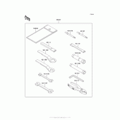 Схема узла: Инструмент для Kawasaki KL650 KLR650