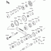 Схема вузла: Balancer для Kawasaki ZR1100 ZRX1100-II