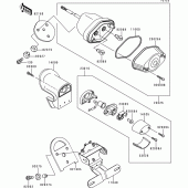Схема вузла: Taillight(s) для Kawasaki VN1500 VN1500 Classic Tourer