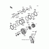 Схема узла: Сцепление для Kawasaki ZX1000 Ninja ZX-10R