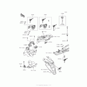 Схема вузла: Замок запалювання для Kawasaki ZR800 Z800