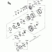 Схема вузла: Зчеплення для Kawasaki ZX1100 Ninja ZX-11