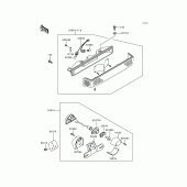 Схема узла: Задний фонарь (Стоп-сигнал) для Kawasaki ZG1200 Voyager XII