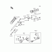 Схема вузла: Handlebar для Kawasaki ZX750 Ninja ZX-7R