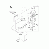Схема вузла: Clutch master cylinder для Kawasaki ZX1100 Ninja ZX-11