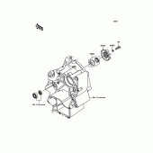 Схема узла: Водяной насос для Kawasaki VN900 Vulcan 900 Classic LT