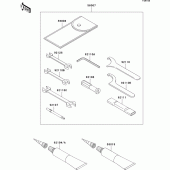 Схема вузла: Owner`s tools(caf/cbf) для Kawasaki VN900 VN900 Custom