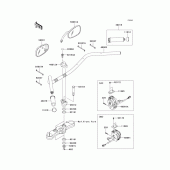 Схема вузла: Кермо & Пульт управління рульовим для Kawasaki VN1700 Vulcan 1700 Classic