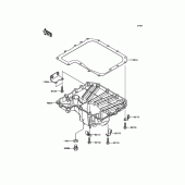 Схема вузла: Oil Pan для Kawasaki ZR800 Z800