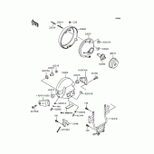 Схема вузла: Фара для Kawasaki ZR250 Balius-II