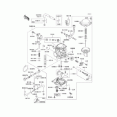 Схема вузла: Carburetor(1/3) для Kawasaki VN800 Vulcan 800 Drifter