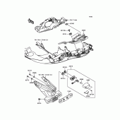 Схема вузла: Taillight(s) для Kawasaki ZX1000 Ninja ZX-10R