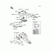 Схема вузла: Side Covers/Chain Cover для Kawasaki ZX1000 Ninja ZX-10R