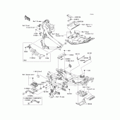 Схема вузла: Frame fittings(1/2) для Kawasaki EX650 Ninja 650