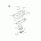 Схема узла: Цилиндр & Поршень для Kawasaki EX650 Ninja 650 ABS
