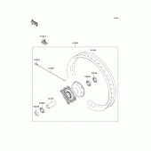 Схема вузла: Опційні деталі для Kawasaki KX125