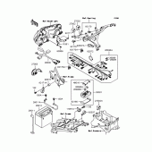 Схема вузла: Електроустаткування для Kawasaki ZX636 Ninja ZX-6R