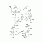 Схема вузла: Підніжки для Kawasaki ZG1000 Concours