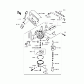 Схема вузла: Карбюратор для Kawasaki KL110 KSR