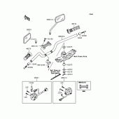 Схема узла: Руль для Kawasaki ZR1200 ZRX1200R