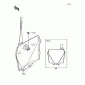 Схема вузла: Аксесуари для Kawasaki KX100