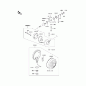 Схема узла: Поворотники для Kawasaki KZ1000 Police