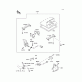 Схема вузла: Cruise switch для Kawasaki ZG1200 Voyager XII