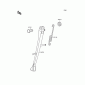 Схема вузла: Підставка для Kawasaki ZR1200 ZRX1200R