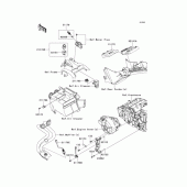 Схема вузла: Fuel injection для Kawasaki EX250 Ninja 250