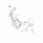 Схема узла: Рама для Kawasaki KX250/ KX252 KX250F