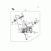 Схема вузла: Карбюратори для Kawasaki EX250 Ninja 250