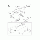 Схема узла: Выхлопная система (s) для Kawasaki KX125