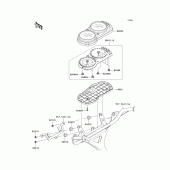 Схема вузла: Meter(s) для Kawasaki ZX600 ZZ-R600