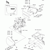Схема вузла: Side covers/chain cover(acfa) для Kawasaki EJ800 W800