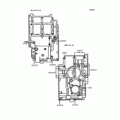 Схема вузла: Болти картера двигуна для Kawasaki EL250 Eliminator 250LX