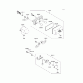 Схема вузла: Taillight(s) для Kawasaki ZG1000 1000GTR