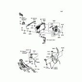 Схема вузла: Радіатор для Kawasaki ER250 Z250 ABS