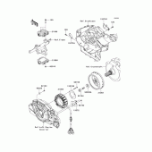 Схема вузла: Генератор для Kawasaki VN1700 Vulcan 1700 Voyager ABS