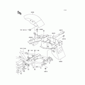 Схема вузла: Крило для Kawasaki ER500 ER-5