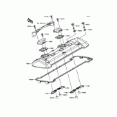 Схема вузла: Клапанна кришка Kawasaki ZR800 Z800 ABS