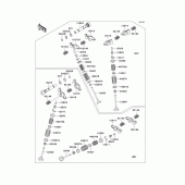 Схема узла: Клапан(ы) для Kawasaki VN1500 Vulcan 1500 Classic